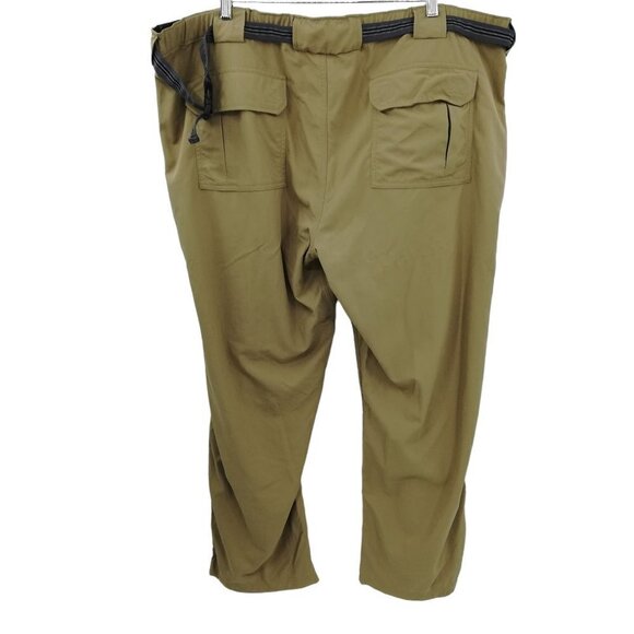 Duluth Trading Mens Dry on the Fly Tan Khaki Nylon Pants Size 3X x 30 Pockets - Picture 5 of 11